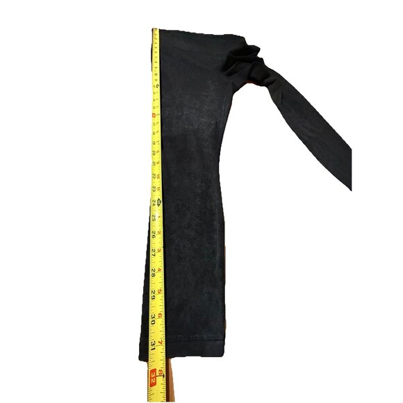 Athleta Elation Misty Lace Tight Women's Small Black Grey Metallic Leggings - Picture 6 of 8